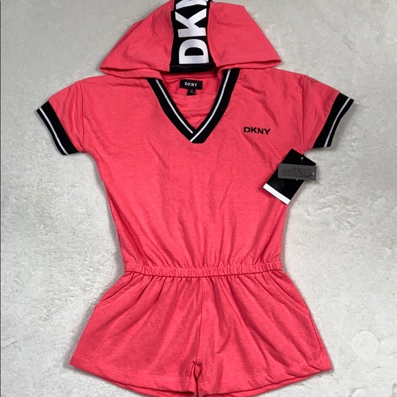 Dkny Other - 🔴3/$12 [ DKNY ] Hooded Romper